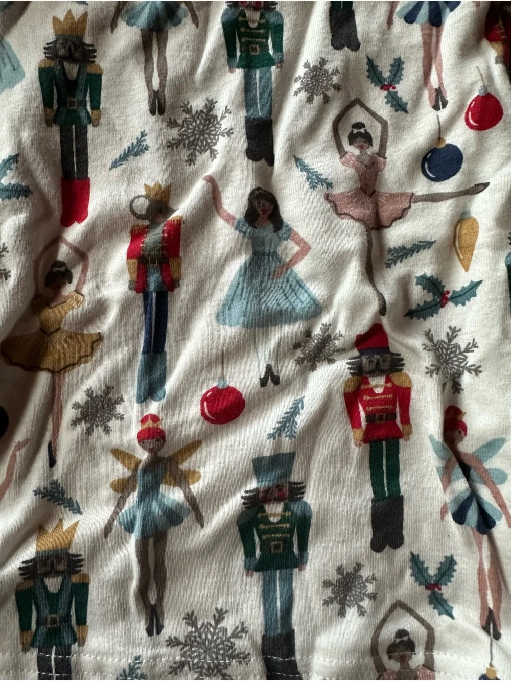Kids' Nutcracker Print Pajamas